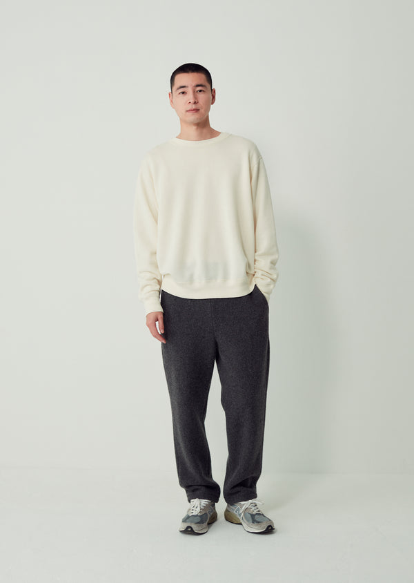 CHARLES / チャールズ Cashmere loopwheel sweat