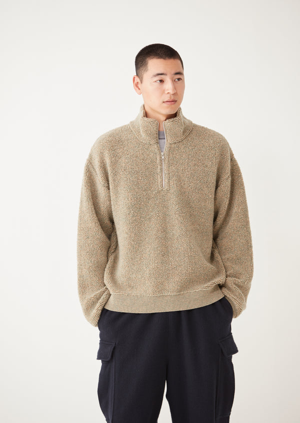 PAYTON / ペイトン 2 Tone Pile Knit