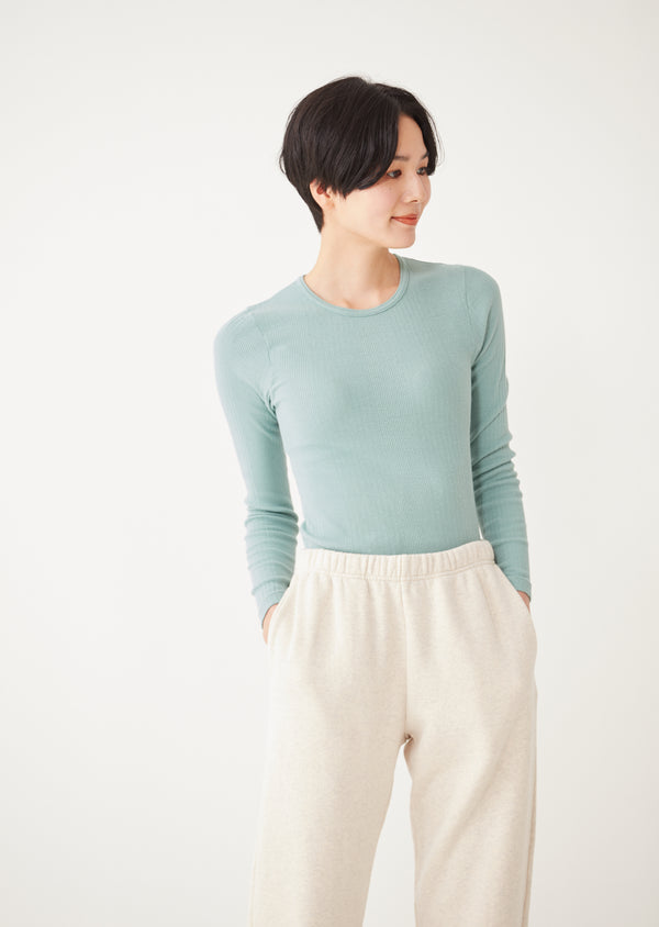 NESSA / ネッサ Broad Stitch Rib ロングスリーブTシャツ